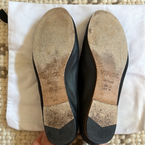 Vince black Maxwell flats. Leather size 6 - Picture 4 of 6